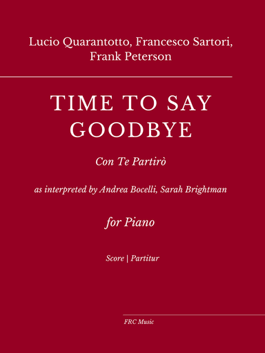 Time To Say Goodbye