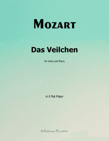 Das Veilchen,by Mozart,in E flat Major