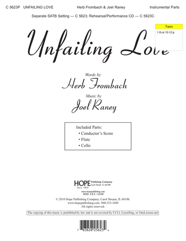 Unfailing Love