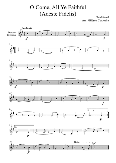 O Come, All Ye Faithful (Adeste Fidelis)