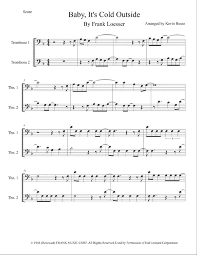 Baby, It's Cold Outside