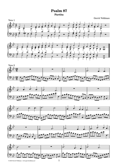 Psalm 87 (partita, manualiter)