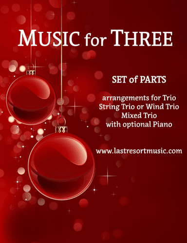 I Saw Three Ships for Woodwind Trio or Clarinet Trio