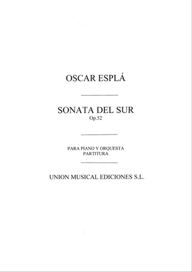 Sonata Del Sur Op.52