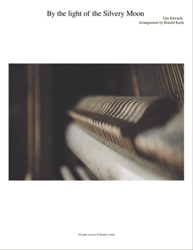 By The Light of the Silvery Moon Saloon Arrangement