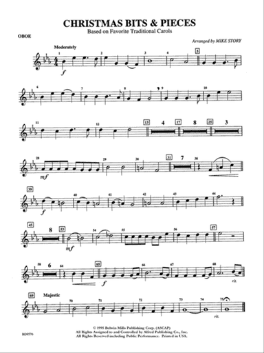 Christmas Bits & Pieces (based on Favorite Traditional Carols): Oboe