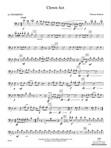 Clown Act: 1st Trombone