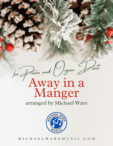 Away in a Manger (piano organ duet)
