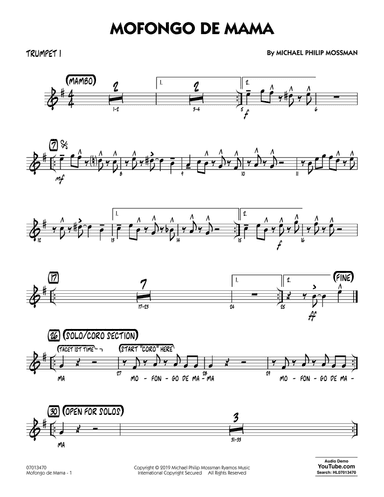 Mofongo De Mama - Trumpet 1