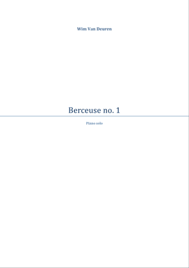 Berceuse no. 1