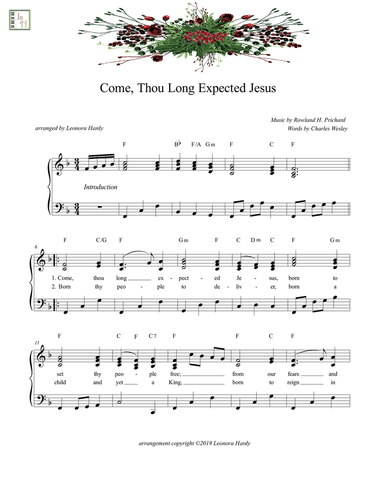 Come, Thou Long Expected Jesus