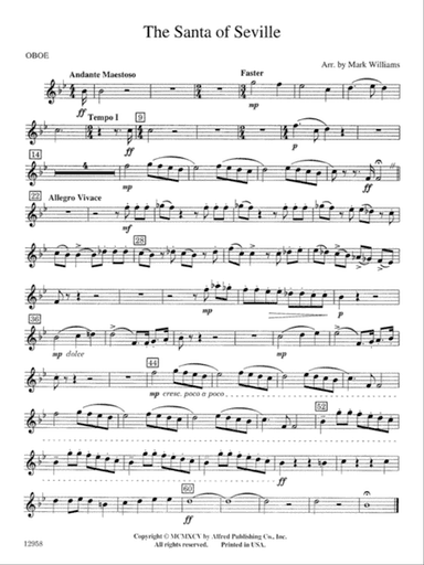 The Santa of Seville: Oboe