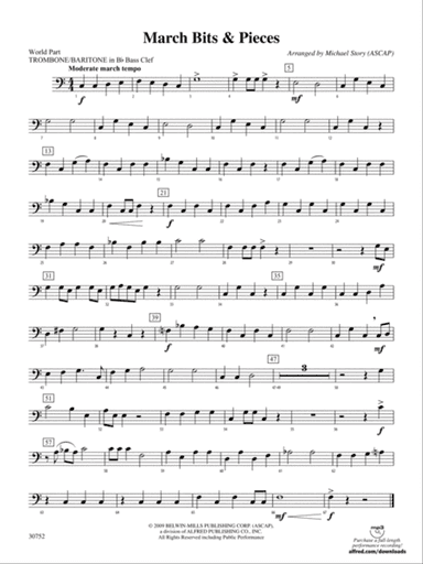 March Bits & Pieces: (wp) 1st B-flat Trombone B.C.