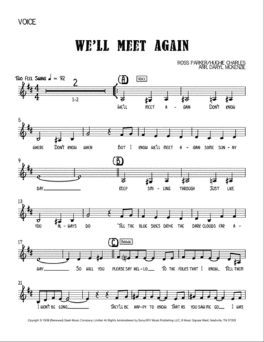 We'll Meet Again