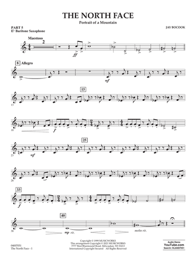 The North Face - Pt.5 - Eb Baritone Saxophone