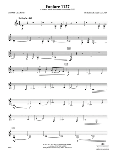 Fanfare 1127: B-flat Bass Clarinet