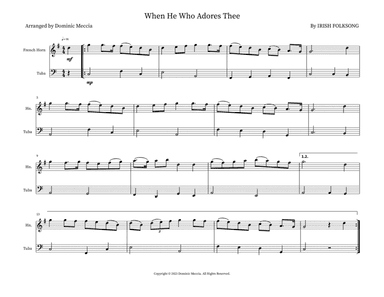 When He Who Adores Thee