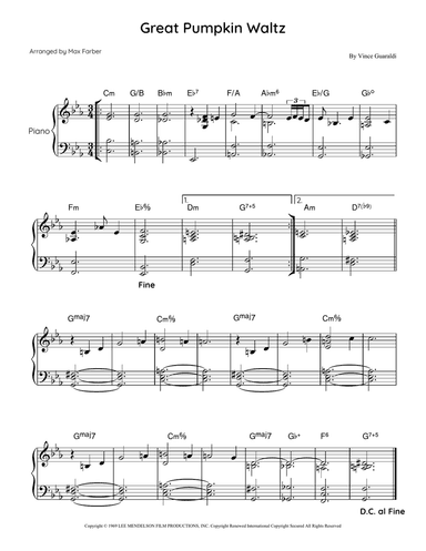 The Great Pumpkin Waltz
