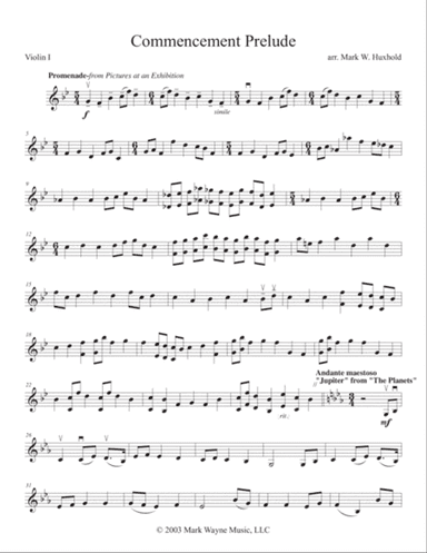 Commencement Prelude