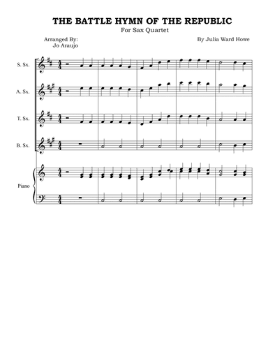 THE BATTLE HYMN OF THE REPUBLIC