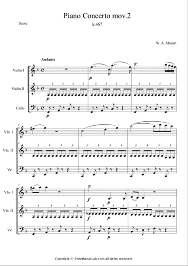 Piano Concerto No.21 K.467 Mov.2