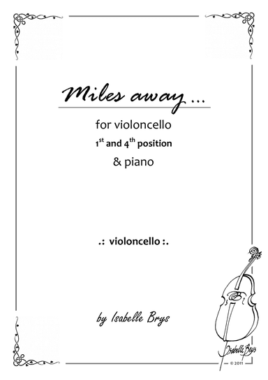 Miles away for Cello and Piano