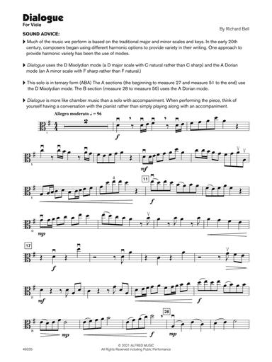 Dialogue (Sound Innovations Soloist, Viola)