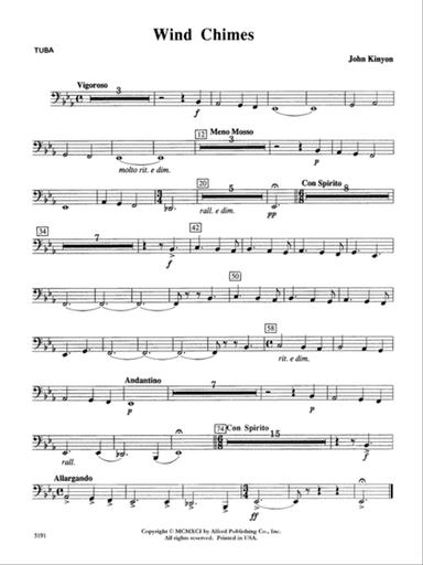 Wind Chimes: Tuba