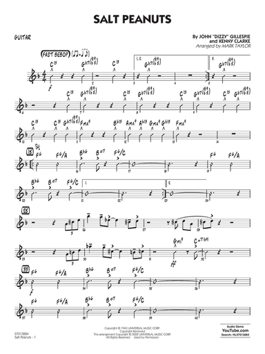 Salt Peanuts (arr. Mark Taylor) - Guitar