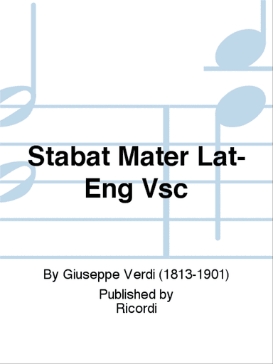 Stabat Mater Lat-Eng Vsc