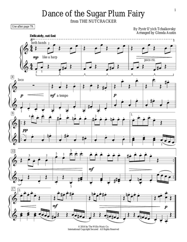 Dance Of The Sugar Plum Fairy (arr. Glenda Austin)