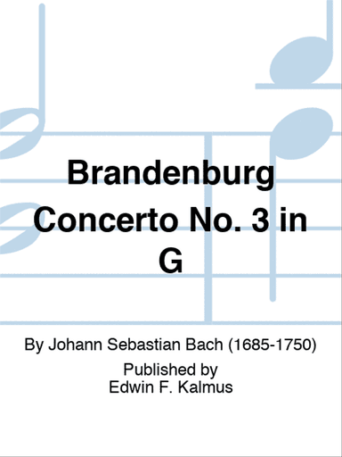 Brandenburg Concerto No. 3 in G