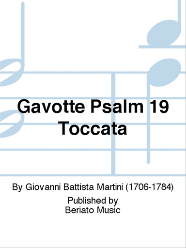 Gavotte Psalm 19 Toccata