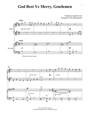 God Rest Ye Merry, Gentlemen (arr. Eric Baumgartner)