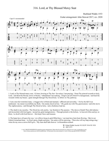 316 Lord at Thy Blessed Mercy Seat