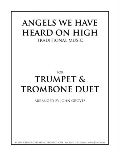 Angels We Have Heard On High - Trumpet & Trombone Duet
