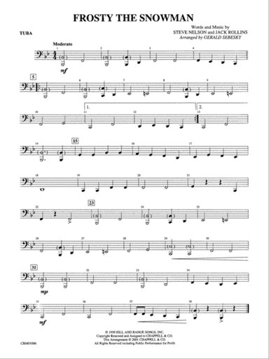 Frosty the Snowman: Tuba