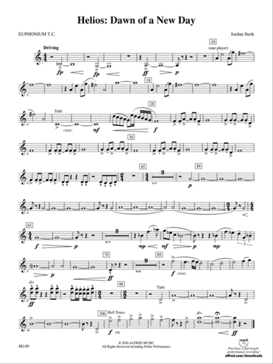 Helios: Dawn of a New Day: Baritone T.C.