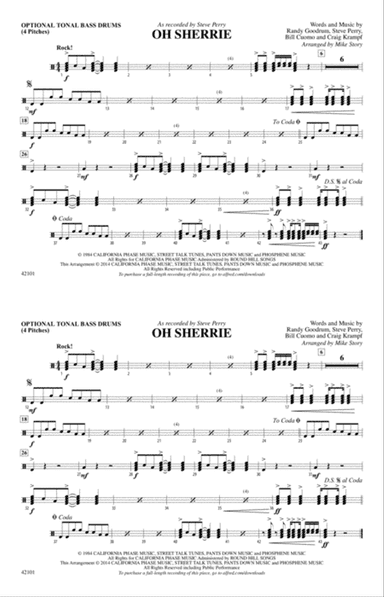 Oh Sherrie: Tonal Bass Drum