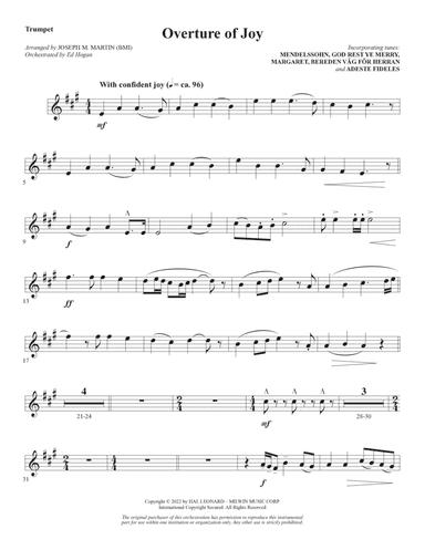 A Weary World Rejoices (A Chamber Cantata For Christmas) - Bb Trumpet