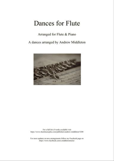 Dances for Flute arranged for Flute and Piano