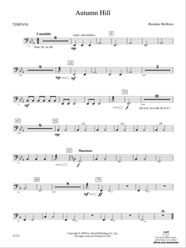 Autumn Hill: Timpani