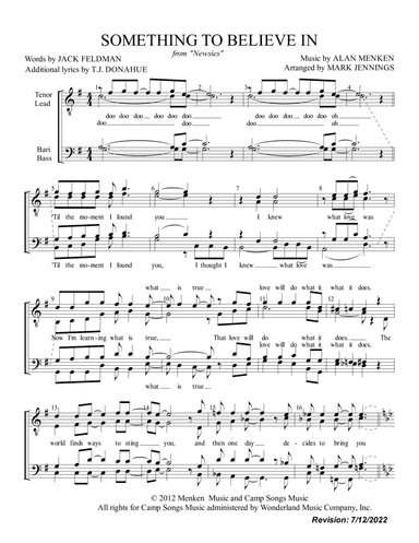 Something To Believe In