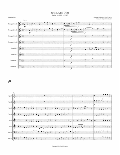 Jubilate Deo - Psalm 99