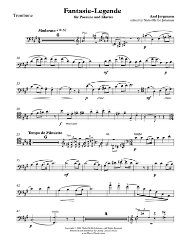 Fantasie-Legende for Trombone and Piano