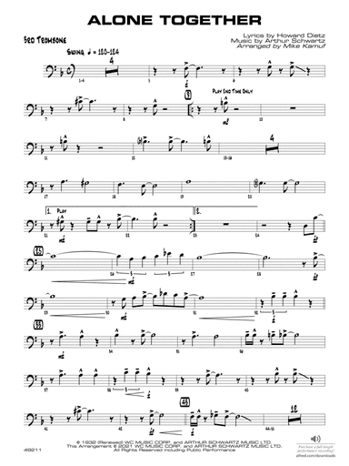 Alone Together: 3rd Trombone