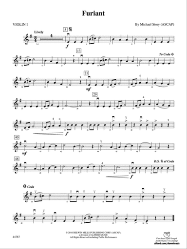 Furiant: 1st Violin
