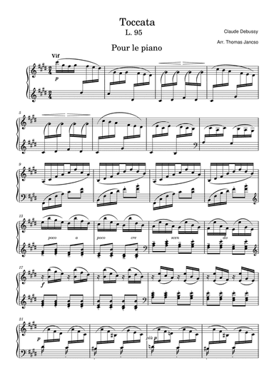 Toccata Debussy