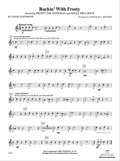 Rockin' with Frosty: B-flat Tenor Saxophone
