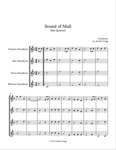 Sound of Mull (Sax Quartet)
